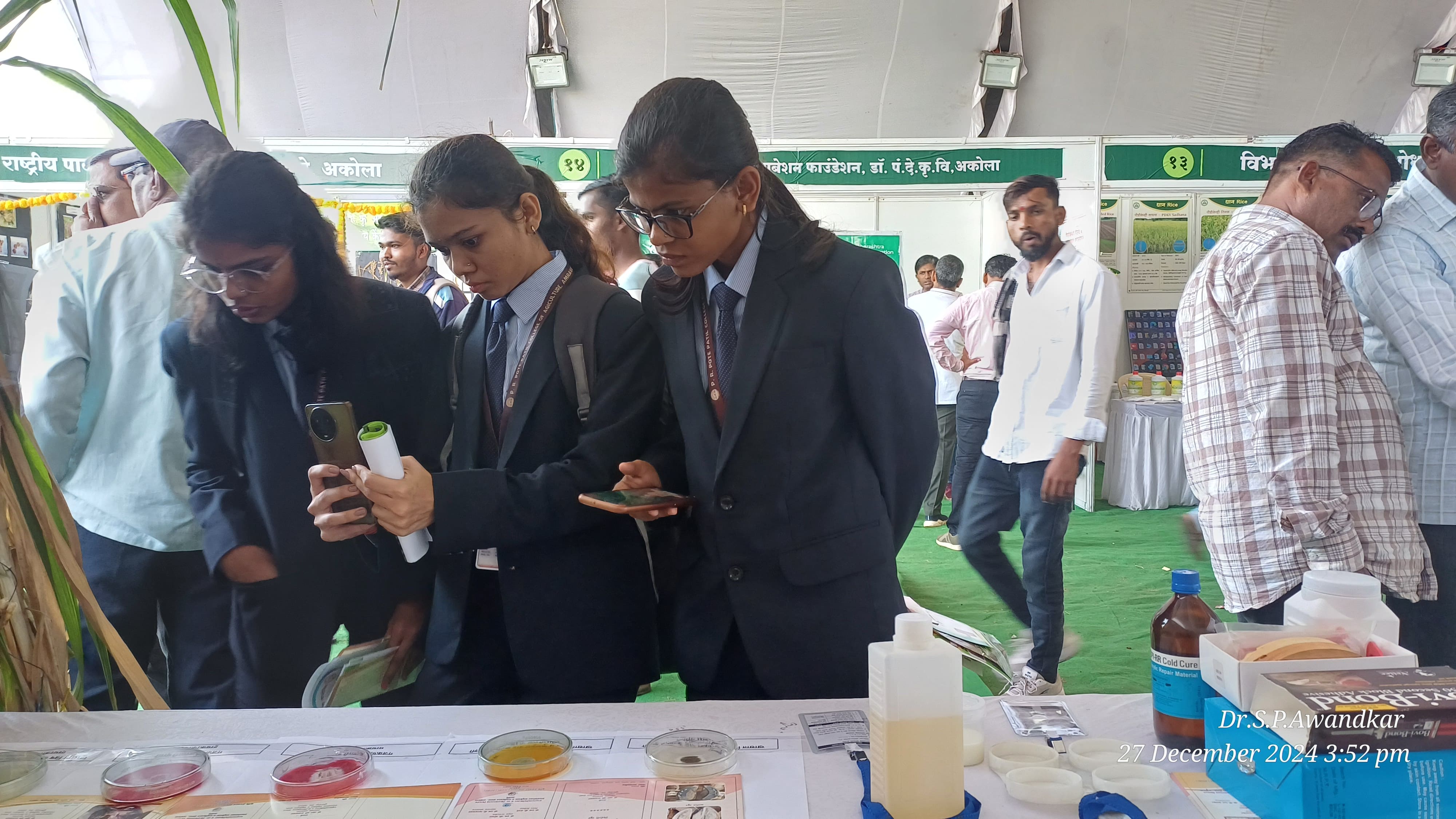 54. Exhibits At Agrotech Exhibition, Akola..